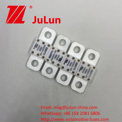 A202001-200A উচ্চ ভোল্টেজ অ্যাপ্লিকেশনের জন্য এএসটিএম সিরামিক অটোমোবাইল ফিউজ ব্রেকিং ক্ষমতা 20KA 100-350A নামমাত্র ভোল্টেজ 150VDC
