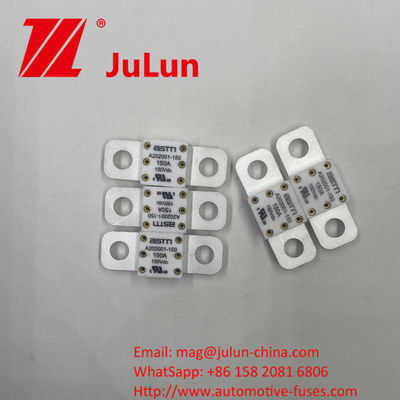 ASTM A202001-250A 150VDC শর্ট সার্কিট সুরক্ষার জন্য উচ্চ বর্তমান রেটিং সিরামিক যানবাহন ফিউজ