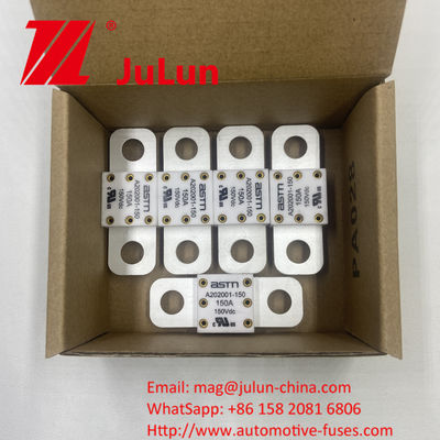 A202001-300A এএসটিএম সিরামিক অটোমোটিভ ফিউজ 150VDC ভোল্টেজ এবং 39mm হোল দূরত্বের জন্য