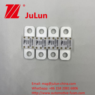 সিরামিক যানবাহন A202001-400A 150VDC ফিউজ বৈদ্যুতিক বৈশিষ্ট্য 1.0In 4 ঘন্টা 3.0In 10s সর্বোচ্চ গর্ত দূরত্ব 39mm