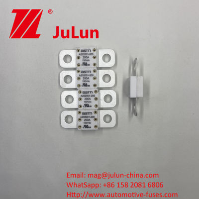 উচ্চ বর্তমান রেটিং A202001-100A 150VDC শর্ট সার্কিট সুরক্ষার জন্য সিরামিক অটোমোটিভ ফিউজ 150VDC 100A 150A 200A 250A 300A 350A 400A 500A