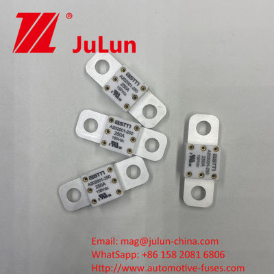 ইভি ট্রাকশন সিস্টেম সিরামিক A202001 250A 150VDC উচ্চ ভাঙ্গন ক্ষমতা সহ ফিউজ 400A 500A 16-20KA