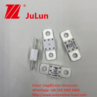ইভি ট্রাকশন সিস্টেম সিরামিক A202001 250A 150VDC উচ্চ ভাঙ্গন ক্ষমতা সহ ফিউজ 400A 500A 16-20KA