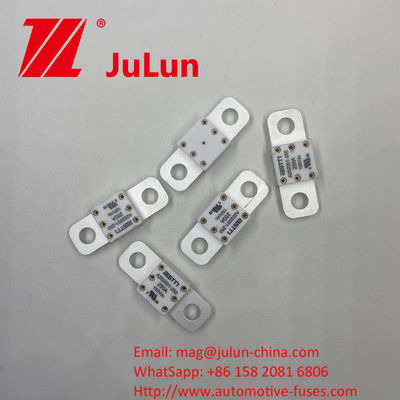 বৈদ্যুতিক বৈশিষ্ট্য ASTM A202001 300A 150VDC ভারী দায়িত্ব সরঞ্জাম জন্য সিরামিক অটোমোটিভ ফিউজ