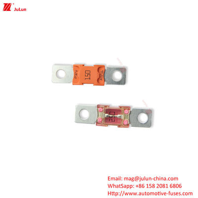 LittelFuse রেটড বর্তমান / ভোল্টেজ ফিউজ BF2 বোল্ট অন ফিউজ সহজ সনাক্তকরণের জন্য স্বচ্ছ দৃশ্যমান হাউজিং