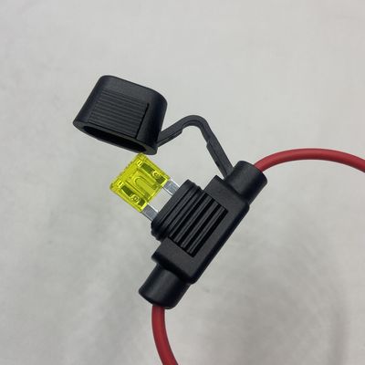 12V 16AWG জলরোধী স্ট্যান্ডার্ড অটোমোটিভ ফিউজ হোল্ডার ওয়্যার ইনলাইন ফিউজ হোল্ডার ক্যাবল