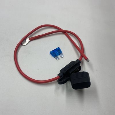 12V 16AWG জলরোধী স্ট্যান্ডার্ড অটোমোটিভ ফিউজ হোল্ডার ওয়্যার ইনলাইন ফিউজ হোল্ডার ক্যাবল