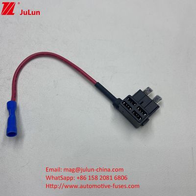 F3A 5A 10A 15A ফিউজ ট্যাপ 16AWG গাড়ি একটি সার্কিট যুক্ত করুন ACU ব্লেড ফিউজ অ্যাডাপ্টার গাড়ির জন্য ফিউজ হোল্ডার সহ ট্রাক