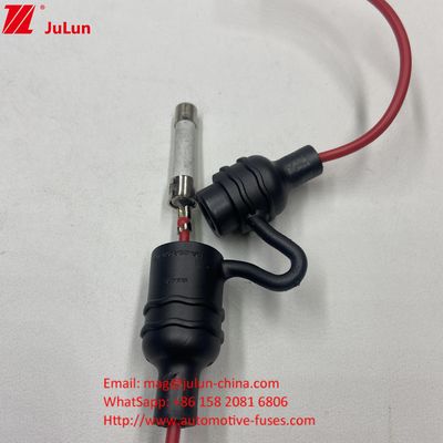 10x38mm 5x20mm 6x30mm ইন-লাইন ফিউজ হোল্ডার ওয়াটারপ্রুফ আউটডোর ডাস্টপ্রুফ PA66 হাউজিং স্ট্রিট লাইট স্টেজ আলোর জন্য