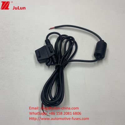 ফিউজ 50A ম্যাক্সি বর্তমান রেটিং লাল 10AWG তারের 280mm মোট দৈর্ঘ্য ইনলাইন ফিউজ ধারক