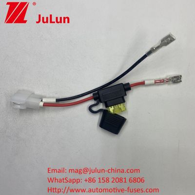 হোল্ডার ফিউজ 16 AWG 12 AGW ফিউজ ইনলাইন ফিউজ হোল্ডার 30 এএমপি 50A এটিসি ব্লেড ফিউজ সহ