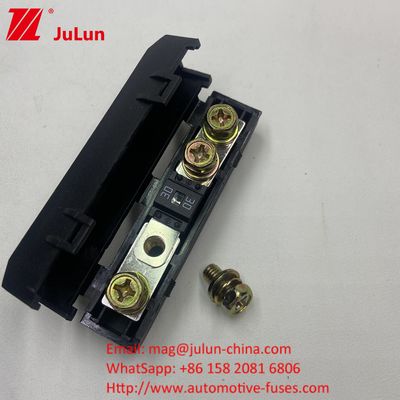 উচ্চ ক্ষমতা ANS ANF ANG অটোমোটিভ ফিউজ হোল্ডার 30-120a 32VDC ওভারলোডের জন্য একমুখী অটোমোবাইল ফিউজ বক্স
