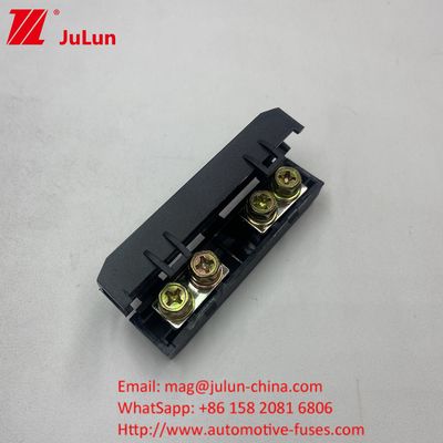 উচ্চ ক্ষমতা ANS ANF ANG অটোমোটিভ ফিউজ হোল্ডার 30-120a 32VDC ওভারলোডের জন্য একমুখী অটোমোবাইল ফিউজ বক্স