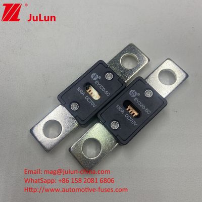 EV320-5C 500A 70VDC SINOFUSE GB/T31465.5-2015 সার্টিফাইড পোর্টেবল EV চার্জার ফিউজ সহ DC ফিউজ EV HEV সুরক্ষার জন্য