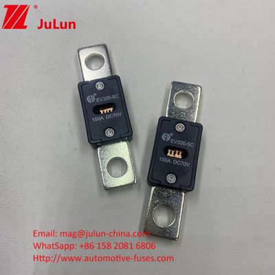 EV320-5C 500A 70VDC SINOFUSE GB/T31465.5-2015 সার্টিফাইড পোর্টেবল EV চার্জার ফিউজ সহ DC ফিউজ EV HEV সুরক্ষার জন্য