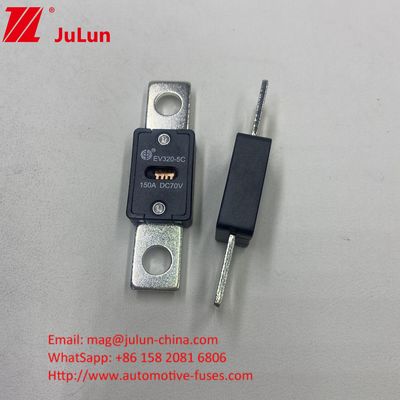 EV320-5X 100A 70VDC সিরামিক কার ফিউজ বৈদ্যুতিক বৈশিষ্ট্য 1.0In 4 ঘন্টা 3.0In 10s সর্বোচ্চ