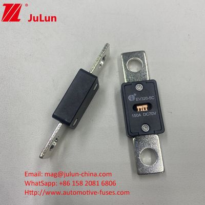 51 মিমি হোল দূরত্ব EV320-5C 80A 70VDC বৈদ্যুতিক গাড়ির চার্জিং ফিউজ