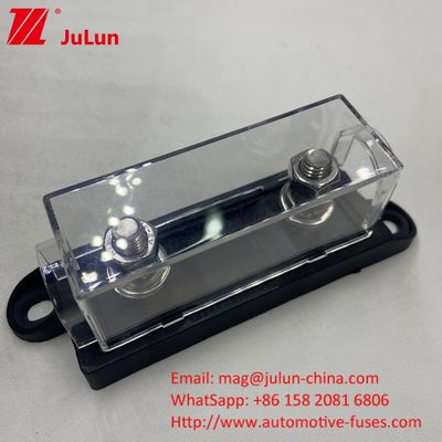 40A 50A 60A 70A 80A 100A 200A 250A 300A 400A 500A এএনএম মেগা বোল্ট-ডাউন অটো ফিউজ হোল্ডার ব্লক ক্লিয়ার আইসোলেটিং কভার সহ