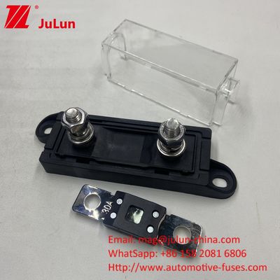 40A 50A 60A 70A 80A 100A 200A 250A 300A 400A 500A এএনএম মেগা বোল্ট-ডাউন অটো ফিউজ হোল্ডার ব্লক ক্লিয়ার আইসোলেটিং কভার সহ