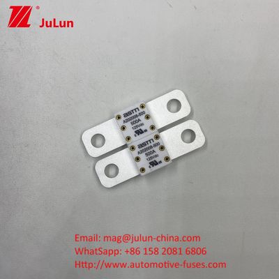 ASTM A202008 250A 125VDC ফ্ল্যাট প্লেট টাইপ অটো ব্লেড ফিউজ ফর বোল্ট