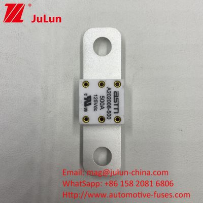 ভারী দায়িত্ব অ্যাপ্লিকেশন জন্য সিরামিক 250A 125VDC EV Battey ফিউজ