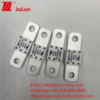 200A 125VDC 50.8mm দূরত্ব 2 গর্তের মধ্যে বোল্ট ফিউজ M8