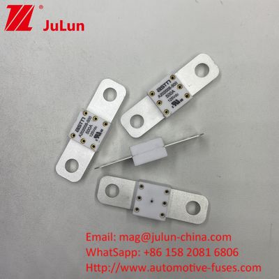 ট্রাক 400A 125VDC 2 গর্তের মধ্যে দূরত্ব 50.8mm গাড়ী ব্যাটারি ফিউজ লিফট যোগাযোগ সিস্টেমের জন্য