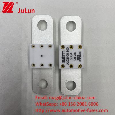 500A অটো A202008 125VDC পোর্টেবল ইভি চার্জার ফিউজ 100A 125A 150A 200A 250A 300A 400A 500A