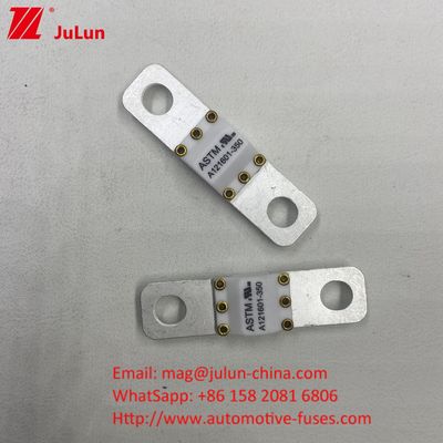 শক্তি সঞ্চয় 250A 125VDC সিরামিক অটোমোটিভ ফিউজ 6KA ব্রেকিং ক্ষমতা গোল্ড উপাদান