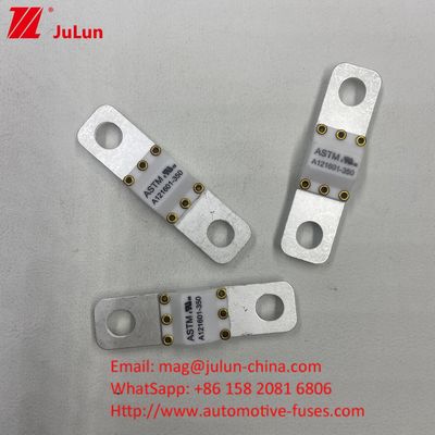 শক্তি সঞ্চয় 250A 125VDC সিরামিক অটোমোটিভ ফিউজ 6KA ব্রেকিং ক্ষমতা গোল্ড উপাদান