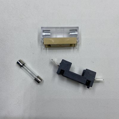 পিসিবি বোর্ড ইনস্টলেশন 6*30mm 250VDC কালো নীল স্বচ্ছ স্বর্ণের গাড়ি ফিউজ হোল্ডার