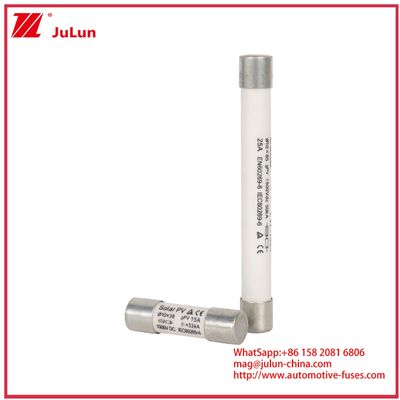 15A 1000VDC GPV ফিউজ 10*38 সোলার পাওয়ার সিস্টেমের জন্য IEC60269-6