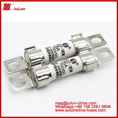 EV322 3EM 25A DC700V ইভি বা এইচইভি বৈদ্যুতিক যানবাহন ট্রাকশন সিস্টেম পাওয়ার রূপান্তর শক্তি সঞ্চয় বোর্ড চার্জার বোল্টড স্ট্রাকচার টিউবুলার সিরামিক ফিউজ