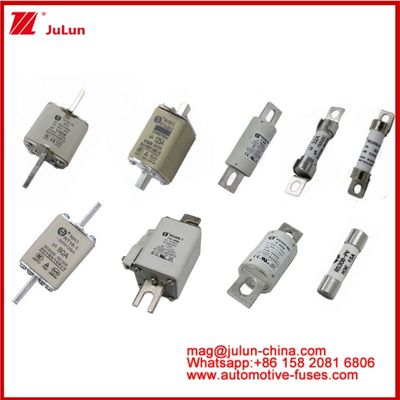 RS309-MD-125A সিরামিক অটো ফিউজ 500VAC200KA 500VDC 50KA AR DC পারফরম্যান্স টিউবুলার অটোমোবাইল বোল্ট সংযোগ কাঠামো