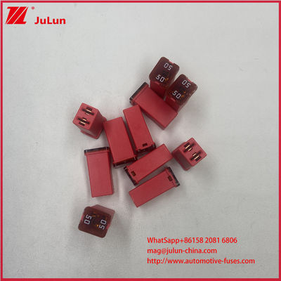60A স্বয়ংক্রিয় পুনরায় সেট 20A 40A সারি 30A 40A 50A ফোর্ড শেভরি জিএম মিনি অটোমোটিভ লো প্রোফাইল 58VDC কার ফিউজ পিইসি 34220011 এসবিএফ এলপিজে -20 এ 32 ভি
