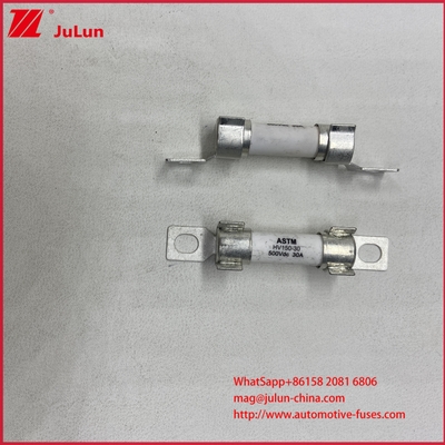 JASO D622 2006 এক্সিকিউটিভ স্ট্যান্ডার্ড DC500V ভোল্টেজ ইলেকট্রিক ভেহিকেল সিরামিক টিউবুলার HV150 50BP ফিউজ ছোট আকারের গাড়ির জন্য