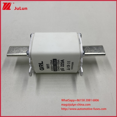 NH000 NT000 300A 225A 500V 120kA উচ্চ বিরতি ক্ষমতা ফিউজ ফিউজ লিঙ্ক GG-gL ছুরি যোগাযোগকারী ব্লেড সঙ্গে