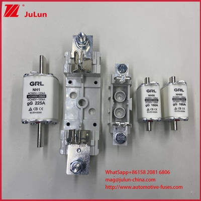 দ্রুত ফুঁ দেওয়ার মতো AR টাইপ HRC ফিউজ লিঙ্ক AC500V 120KA সিরামিক ফিউজিবল ব্লেড ফিউজ NT00C/NT000 CE সার্টিফাইড 160A উচ্চ/নিম্ন ব্রেকিং