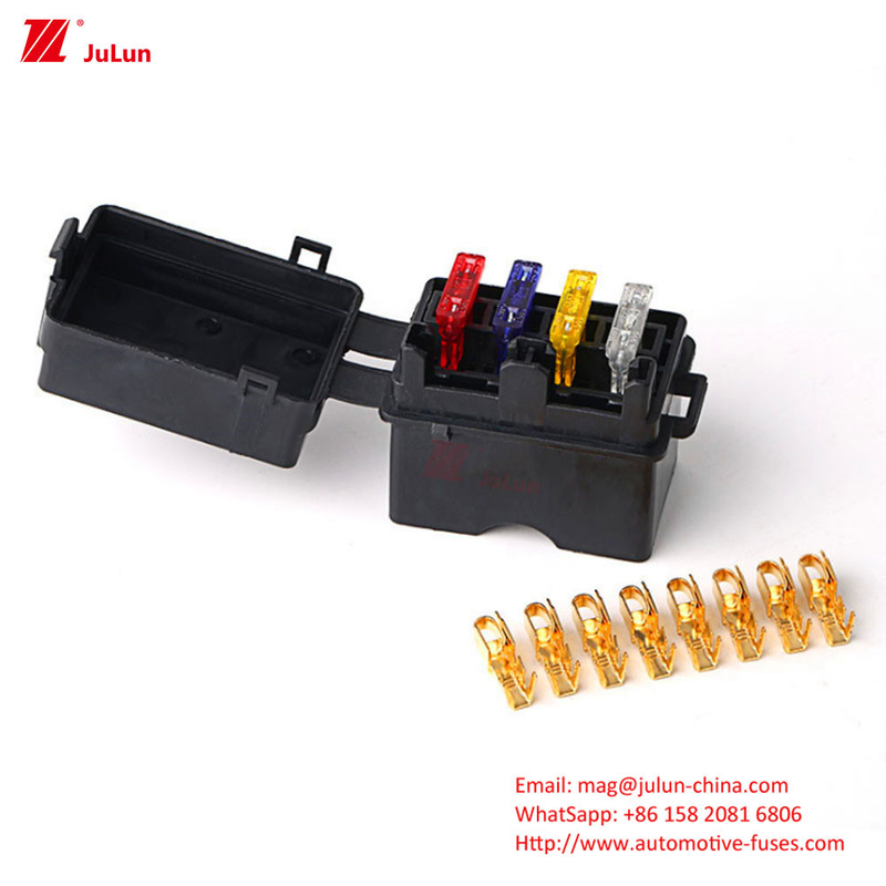 অটো ফিউজ নাইলন ফিউজ হোল্ডার 32V 30A-500A নামমাত্র ভোল্টেজ ANM উচ্চ ক্ষমতা ফিউজ বক্স আনুষাঙ্গিক