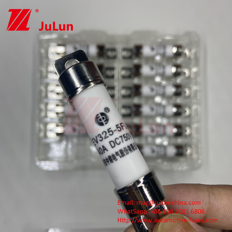 ফিউজ DC750V 10A 15A 20A 25A 30A অটোমোবাইল ডিসি বৈদ্যুতিক যানবাহন দ্রুত চার্জিং সঙ্গে তাপমাত্রা নিয়ন্ত্রণ পরিসীমা সঙ্গে -45-125.C