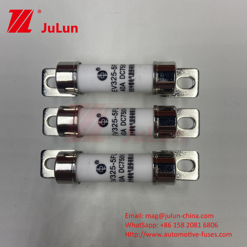 10A 30A 50A 750VDC ইভি ফিউজ ইভি ট্র্যাকশন সিস্টেমের জন্য, 15A 20A পাওয়ার রূপান্তর