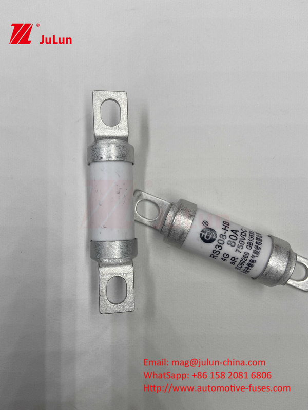 750VDC সিরামিক অটোমোটিভ ফিউজ 14. সিরামিক টিউব 20x46mm 15A 40A 50A RS308 HB G FUSE 750VDC EV325 100A