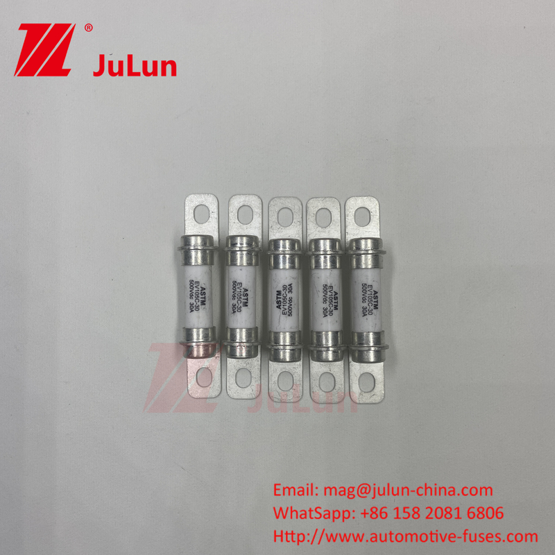 ইভি ফিউজ স্ট্যান্ডার্ড UL248-10A 20A 50A 40A ফিউজ এনার্জি স্টোরেজ সিস্টেম 500VDC হাই ব্রেক