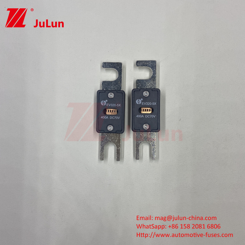 70VDC EV320-5X নামমাত্র ভোল্টেজ বৈদ্যুতিক গাড়ির ফিউজ M6 বোল্ট টাইপ 150A