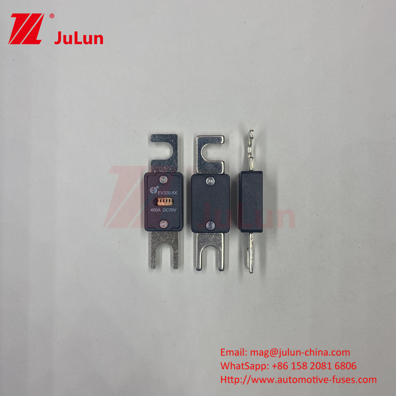 EV320-5X-300A SINO নামমাত্র বর্তমান তাপমাত্রা নিয়ন্ত্রণ পরিসীমা সহ বৈদ্যুতিক যানবাহন ফিউজ M6 M8