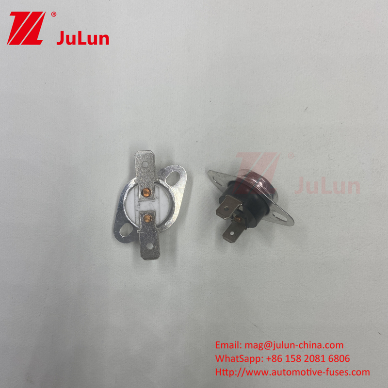 হার্মাল সুইচ যোগাযোগ AC250VMম্যানুয়াল রিসেট তাপ সুরক্ষা মাইক্রোওয়েভ ওভেন ব্যবহার ওভার তাপ KSD বিমেটাল থার্মোস্ট্যাট