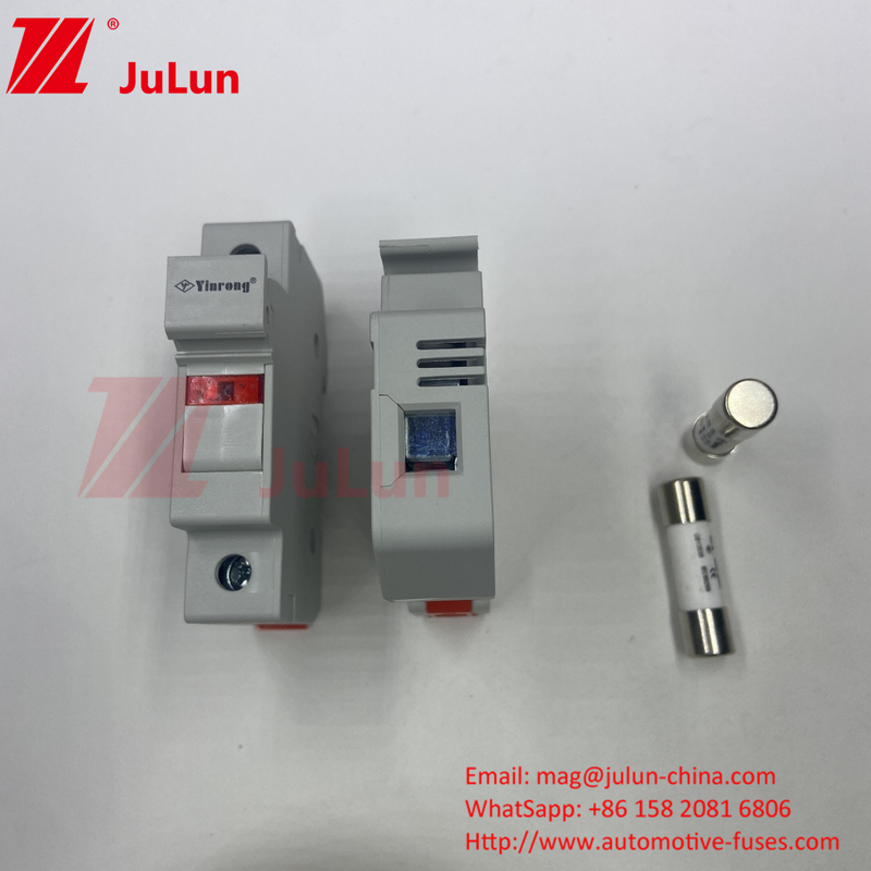 IEC60269.6 স্ট্যান্ডার্ড 1000VDC উচ্চ ভোল্টেজ সৌর ফিউজ ফিউজ সহ সামুদ্রিক সৌর ফিউজ হোল্ডার