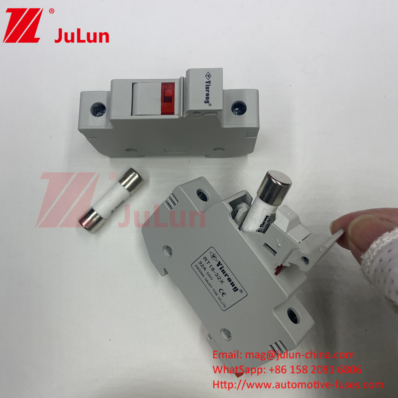 সোলার ফোটোভোলটাইক 1A/2A/3A/4A/5A/6A/8A/10A/12A/15A/16A/20A/25A/30A সিলিন্ড্রিকাল সিরামিক 10X38 GPV 1000V DC PV Fu