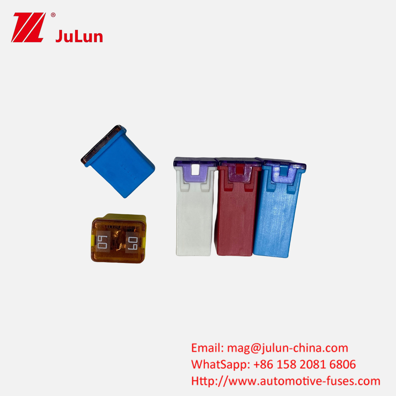 লিটেল অটোমোবাইল স্কয়ার ফিউজ 32V 58V SBFC J FLF N 0495 0895 বৈদ্যুতিক গাড়ি চার্জিং ইভি ব্লেড ফিউজ 20-60A