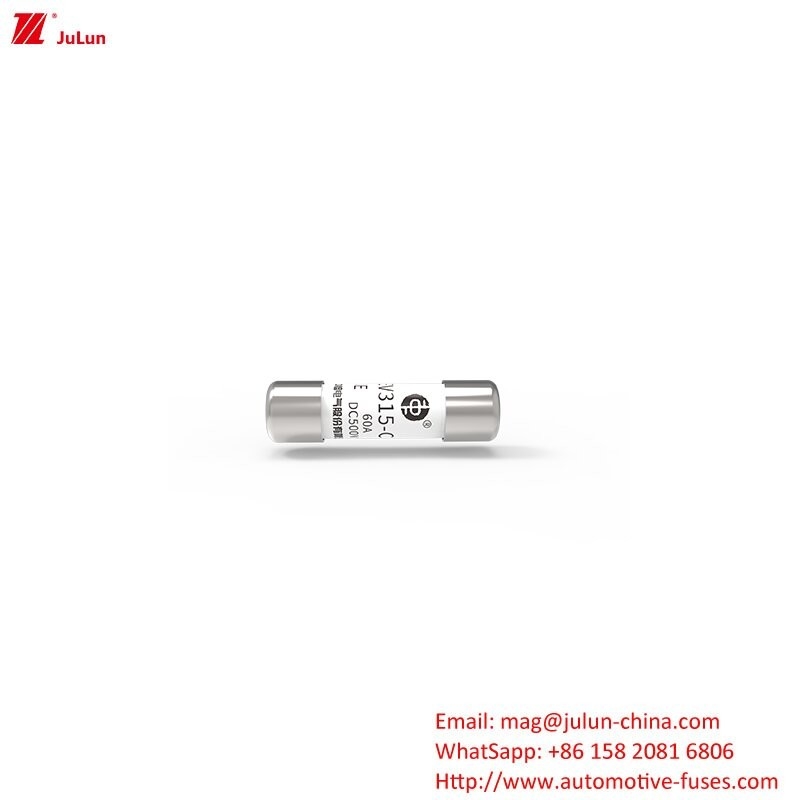 EV315-C-3E 500V DC অটোমোটিভ EV ফিউজ / গোলাকার টিউব বোল্ট টাইপ ফিউজ